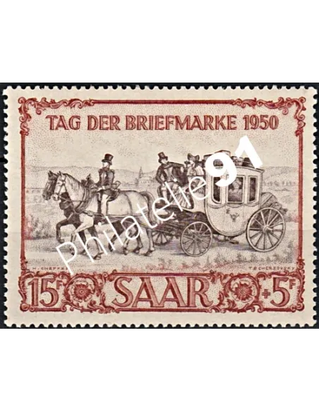 SARRE - n° 270  - Timbres des Colonie françaises