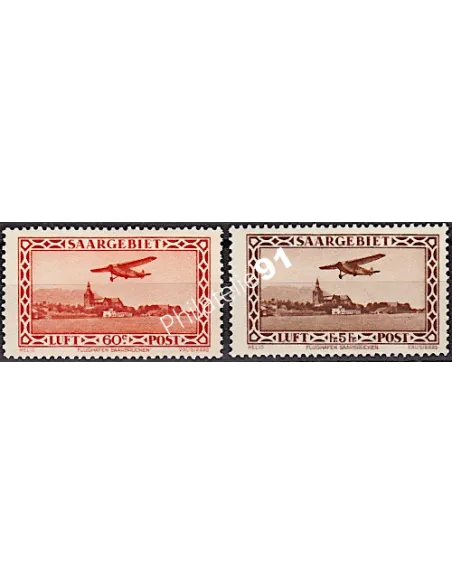 SARRE ,PA n° 3 et 4, Collection timbre Colonies Françaises