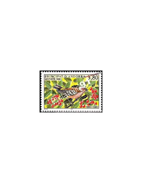 Timbre d'Andorre Français n° 501 - Thématique: Oiseaux