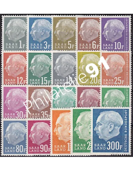 SARRE ,n° 391 à 410, Collection timbre Colonies Françaises