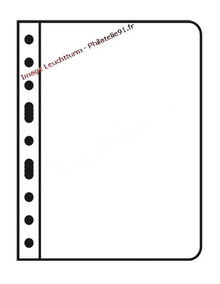 LEUCHTTURM - VARIO - Feuilles 1C transparentes (1 compartiment)