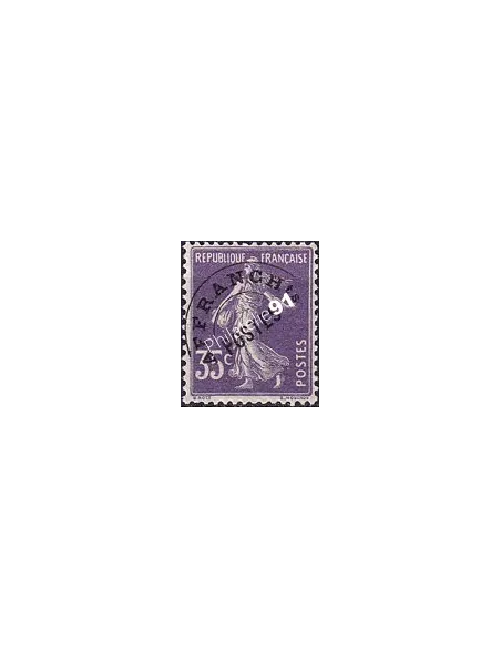 Timbre Préoblitéré n°   62 * - Type Semeuse fond plein (250423-6)