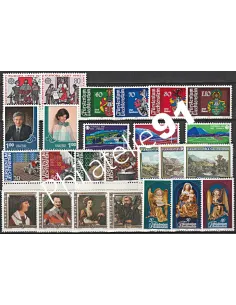 Liechtenstein, Année complète neuve 1982, Collection timbres Europe