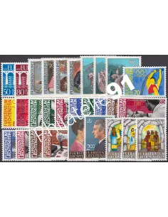 Liechtenstein, Année complète 1984, Collection timbres Europe