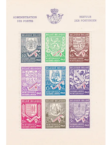 Belgique, BF n° 10, Collection timbre Europe