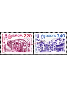 Timbres  d'Andorre Français n° 358 à 359 -  Timbres Europa