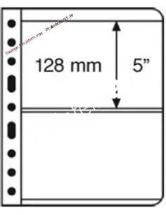 LEUCHTTURM - VARIO - Feuilles 2C transparentes (2 compartiments)