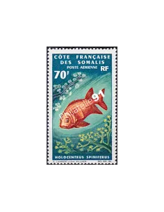 COTES DES SOMALIS, Poste Aérienne, n° 53, timbre colonies françaises