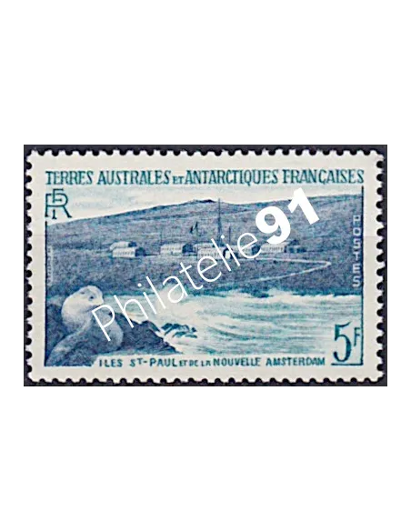 Timbres TAAF n° 4, collection timbres Dom-Tom