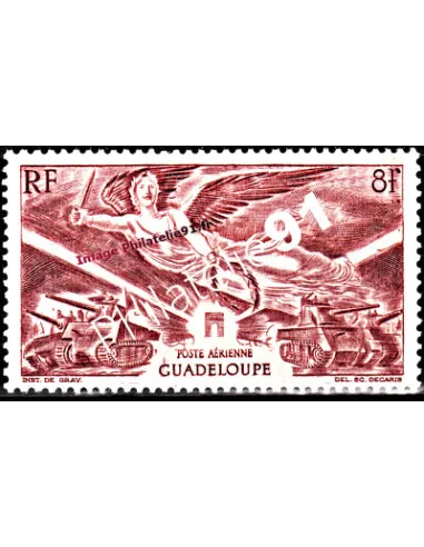 Timbre de Guadeloupe de Poste Aérienne  n° 6