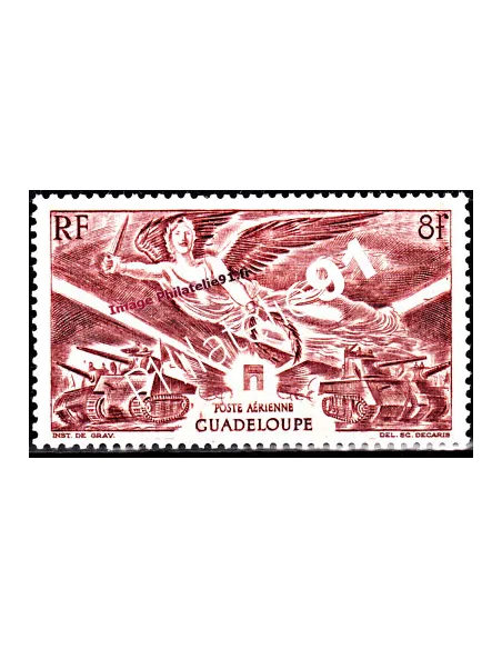 Timbre de Guadeloupe de Poste Aérienne  n° 6