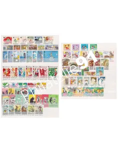 Tous Pays, Lot de 14 séries, contes, collection timbres Thématiques