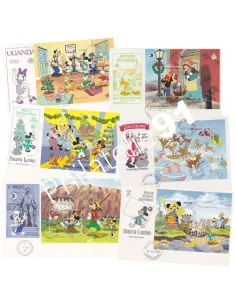 Tous Pays, Lot de 6 blocs sur 1er Jour, collection timbres Thématiques