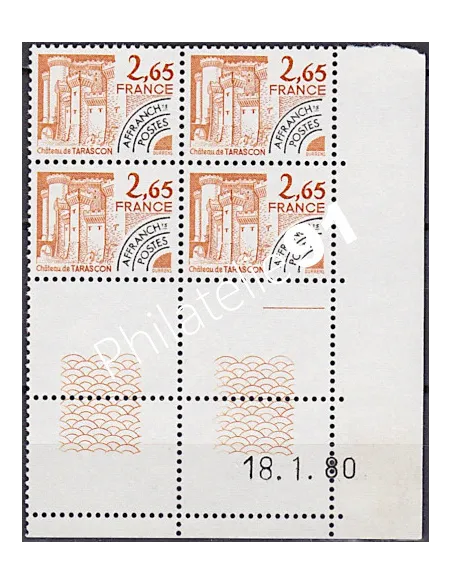 Coin daté sur Timbre Préo n° 169, Collection timbres France