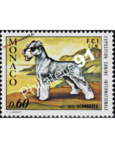 MONACO - n°  963 - Schnauzer - Expostion canine