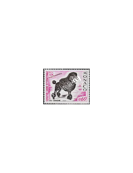 MONACO - n° 1037 - Caniche - Exposition canine internationale