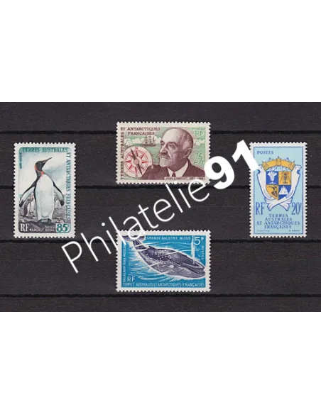 Lot de timbres des TAAF , Collection timbres Dom Tom
