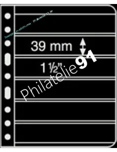 VARIO - Feuilles 6S noires (6 compartiments) - Leuchtturm