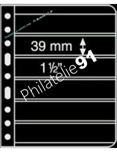 VARIO - Feuilles 6S noires (6 compartiments) - Leuchtturm
