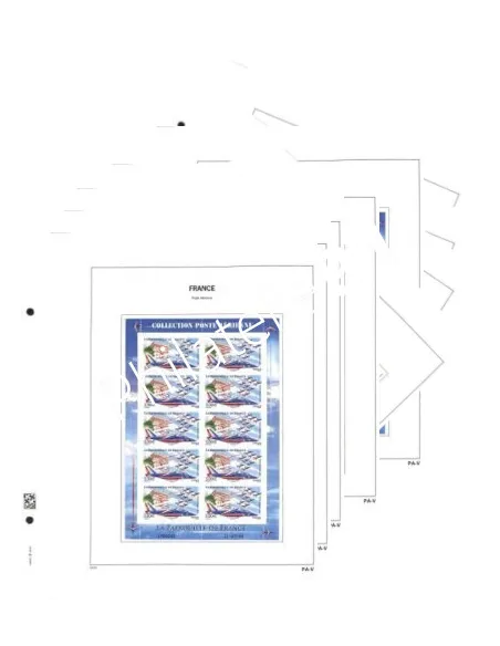 Feuilles DAVO, pages pour feuilles Poste-Aérienne, matériel d'occasion