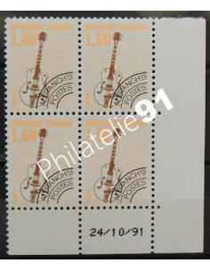 Coin daté sur Timbre Préoblitéré n° 213A, Collection timbres France