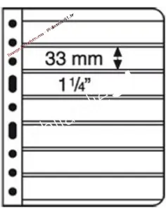 VARIO - Feuilles 7C transparentes (7 compartiments)