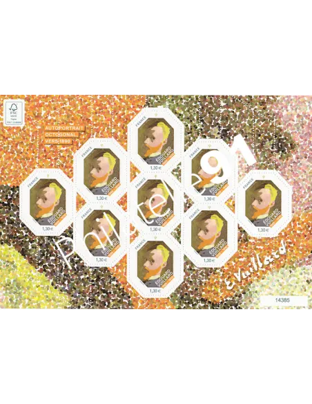 Feuille 5237A, EDOUARD VUILLARD, collection timbres France
