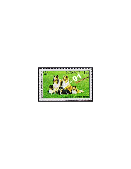 MONACO - n° 1280 - Chiens Rough Collies et Shetland Sheepdogs