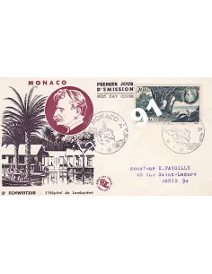 Enveloppe 1er Jour, Poste Aérienne n° 59, Collection cartes Monaco