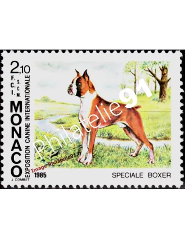 MONACO - n° 1477 - Exposition canine "Spéciale Boxers"