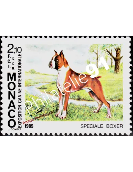 MONACO - n° 1477 - Exposition canine "Spéciale Boxers"