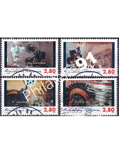 Timbre n° 2919 à 2922  oblitéré, Collection timbres France