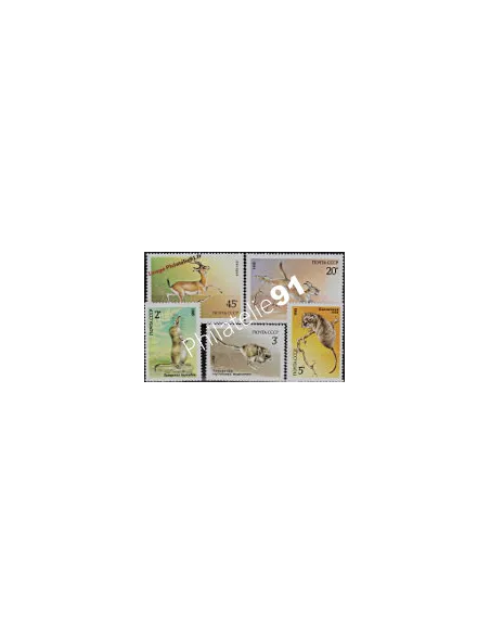RUSSIE - n° 5240 à 5244 - Animaux - Faune d'U.R.S.S.