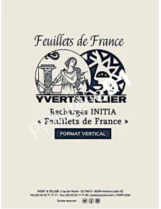 Recharge INITIA Feuillets de France - matériel philatélie