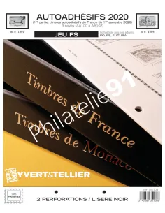 JEU FS FRANCE 1er semestre 2020, adhésifs, matériel philatélique