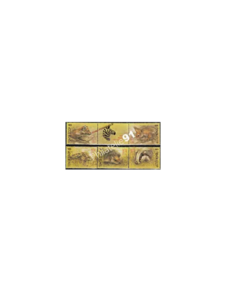 Russie  n° 5614 à 5618 - Animaux des bois