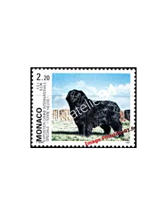 Timbre de MONACO n° 1872 - Exposition canine de Monte-Carlo - Terre-neuve