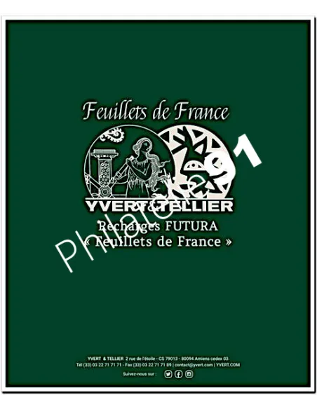 Recharge SUPRA Feuillets de France - matériel philatélie