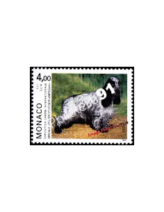 Timbre de MONACO n° 1980 - Exposition canine - Cocker Spaniel