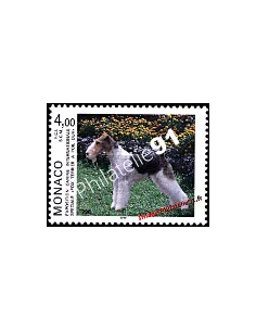 Timbre de MONACO n° 2029 - Exposition canine internationale à Monte-Carlo - Chiens