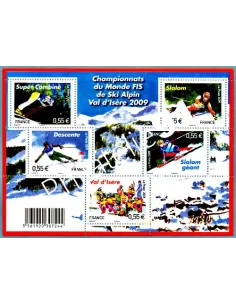 Feuille n° F4329, collection timbres France