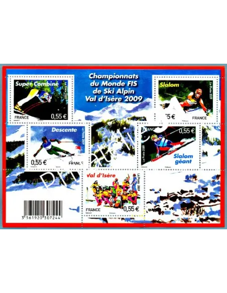 Feuille n° F4329, collection timbres France
