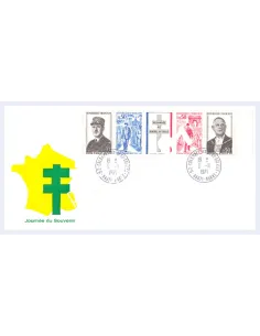 France,Enveloppe 1er Jour,timbres n° 1695 à 1698,Lettre France