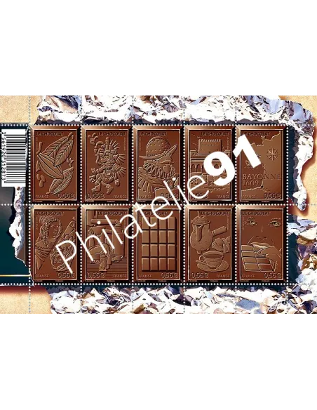 Feuille n° 4357 F, collection timbres France