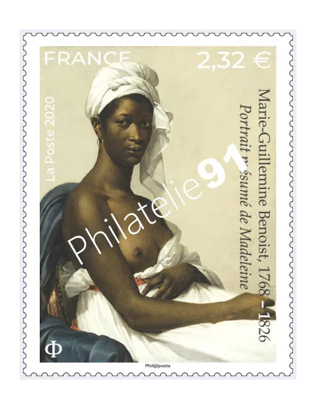 Timbre n° 5379 - Marie-Guillemine Benoist, Portrait présumé de Madeleine