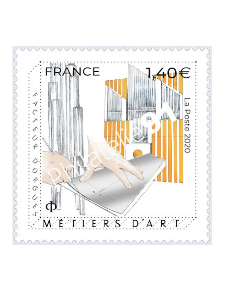 Timbre n° 5382 - Les métiers d'Art - Facteur d'orgues