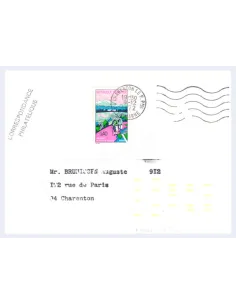 Timbre n° 1723 sur lettre avec marque-repère,Collection lettre France