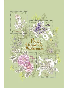 Feuille n° 5400 - Fleurs de Grasse et de Méditerranée