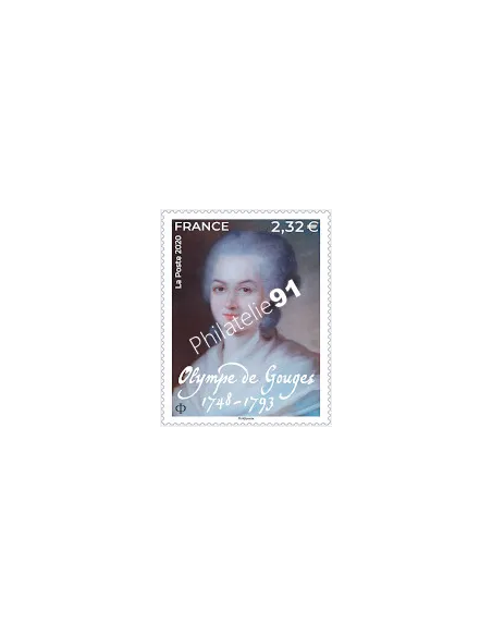 Timbre n° 5408 - Olympe de Gouges (1748-1793), timbres de France 2020