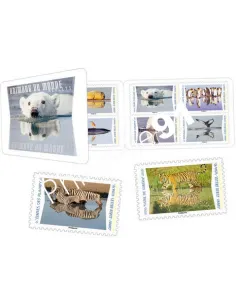Carnet 1815, Animaux du monde, collection timbres France